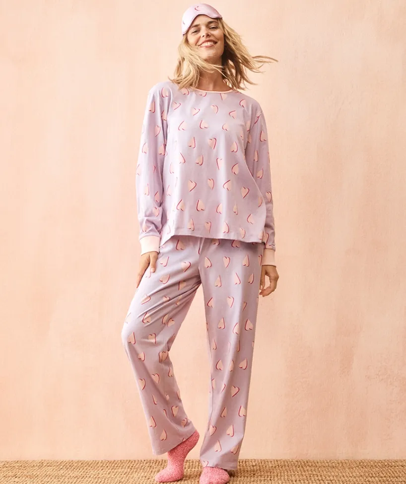 Sussan Pyjama Sets|Bcna>BCNA Heart Print Pyjama Set