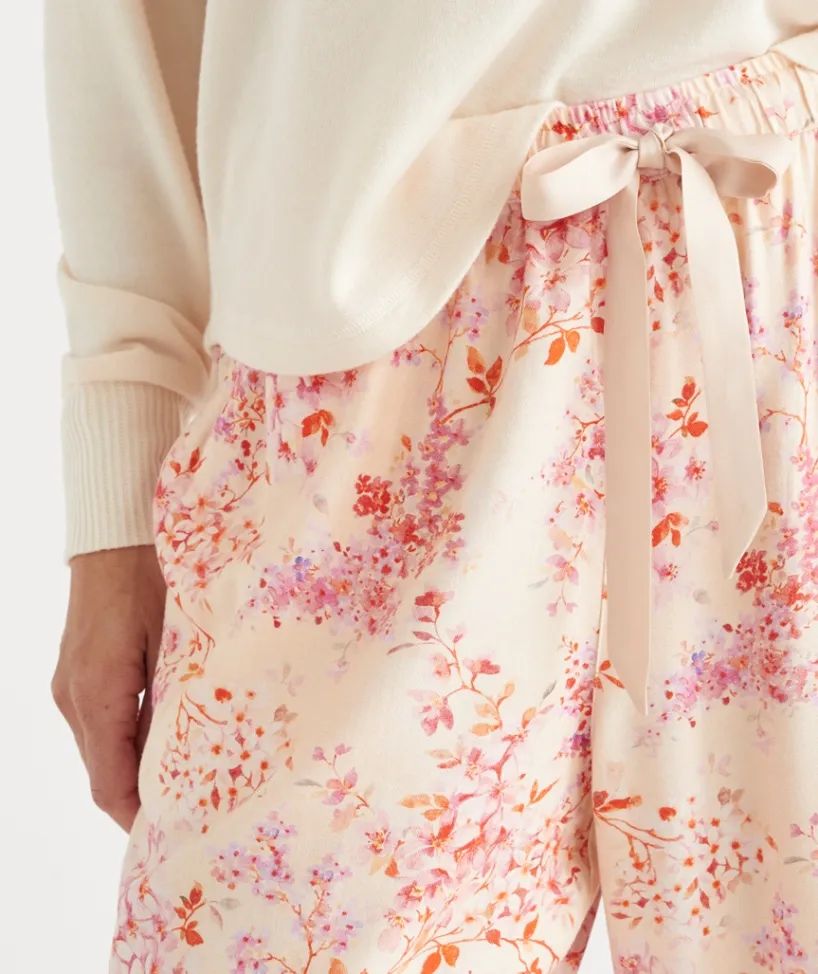 Sussan Pyjama Bottoms>Blossom Floral Print Pyjama Pant