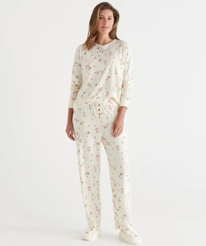 Sussan Pyjama Sets>BREAKFAST AUS COTTON PJ SET