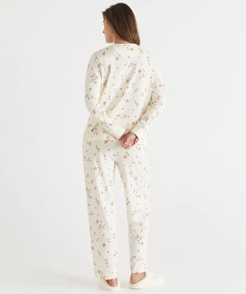 Sussan Pyjama Sets>BREAKFAST AUS COTTON PJ SET