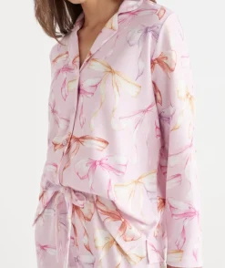 Sussan Pyjama Sets>Brushed Bow Print Novelty Pyjama Set