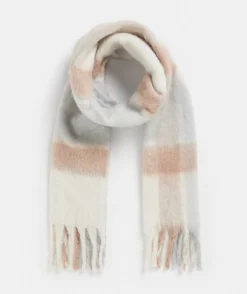 Sussan Knit Accessories|Scarves>Brushed Check Scarf -