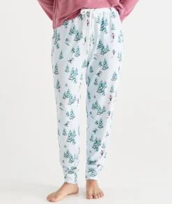 Sussan Pyjama Bottoms>Brushed Snow Novelty Pyjama Pant