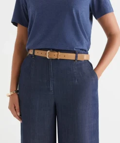 Sussan Belts>Classic Jean Leather Belt -