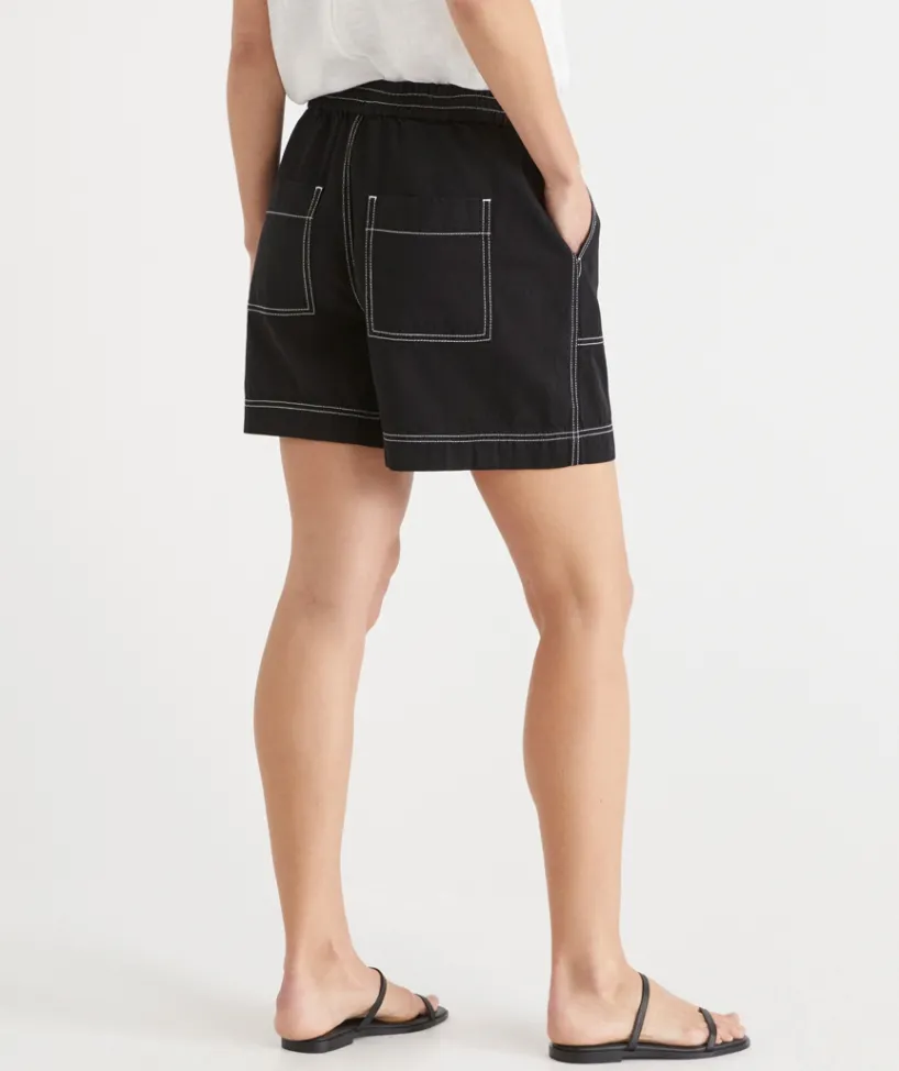 Sussan Shorts>Contrast Stitch Short -