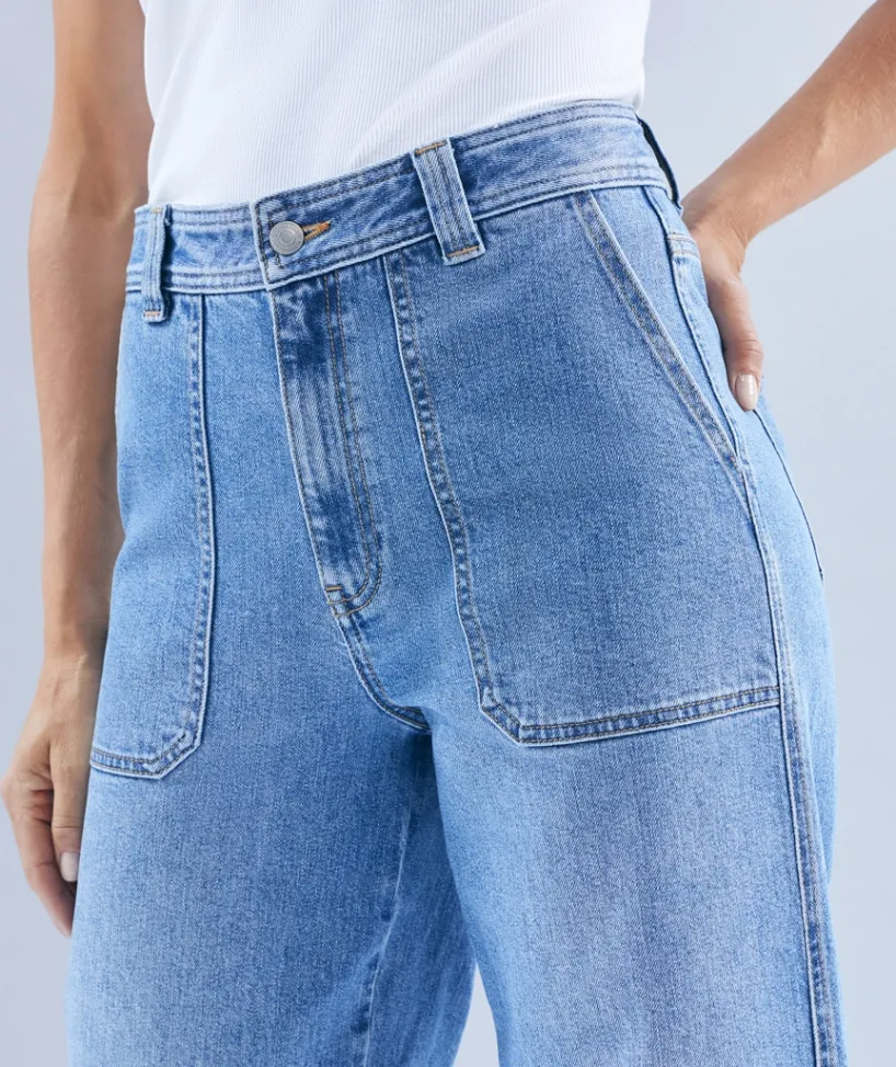Sussan Pants|Denim>Culotte Jean
