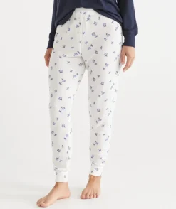 Sussan Pyjama Bottoms>Daisy Print Waffle Jogger