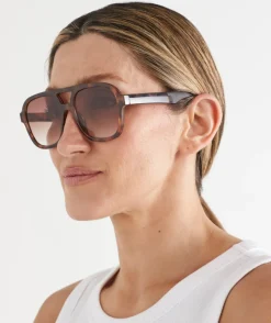 Sussan Sunglasses>Dark Tort Algarve Sunglasses