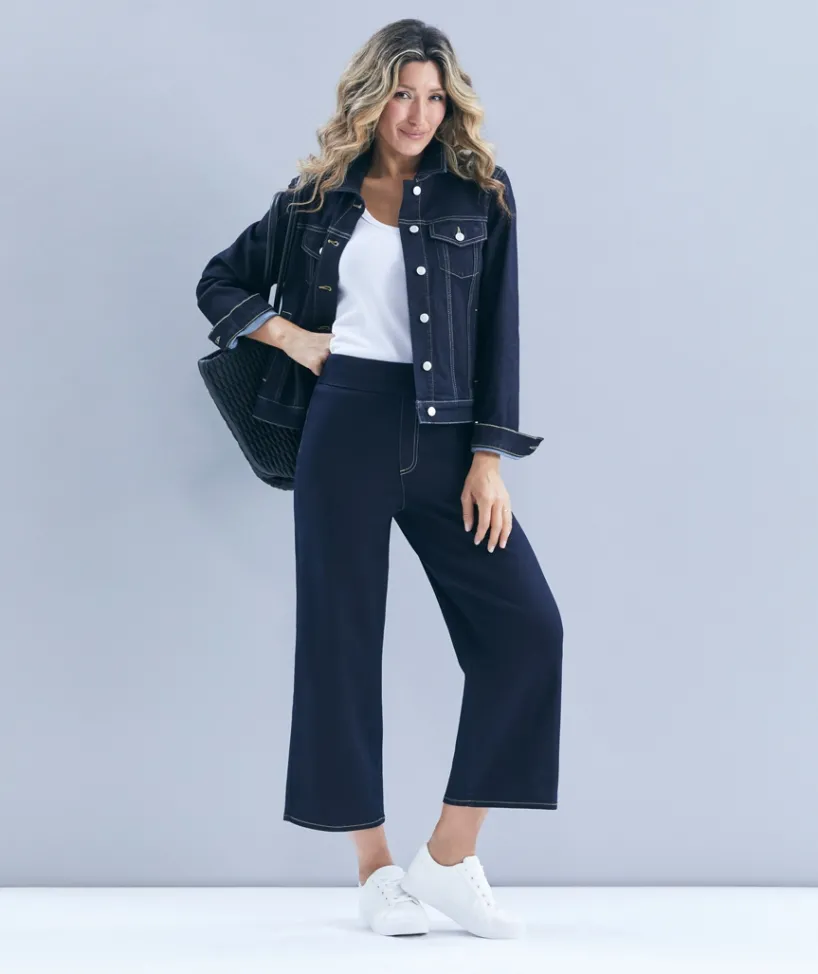 Sussan Pants|Denim>Denim Culotte -