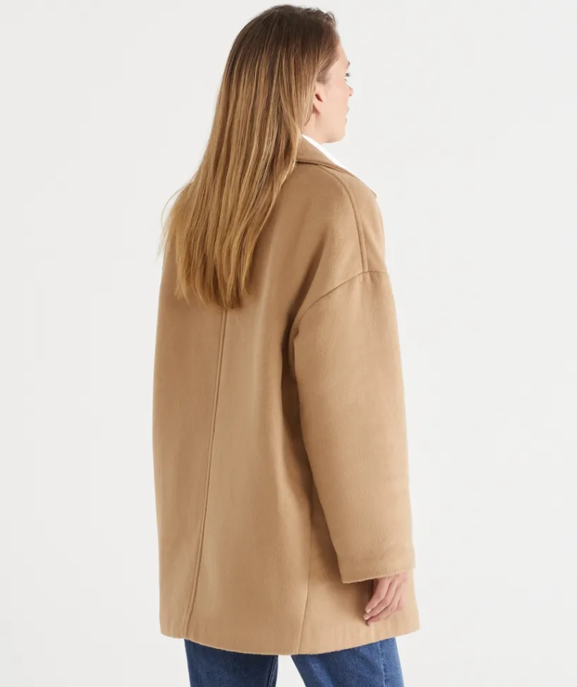 Sussan Jackets & Coats|Coats>Double Breasted Mid Length Coat