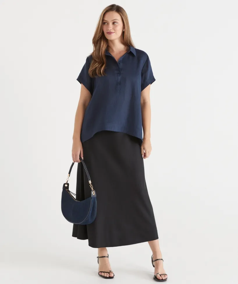 Sussan Skirts>Drawstring Midi Skirt
