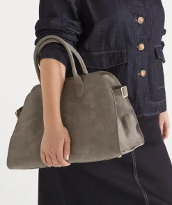 Sussan Bags>Faux Suede Tote Bag -