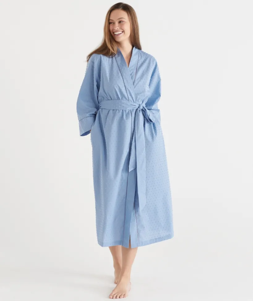Sussan Dressing Gowns>Flock Spot Robe
