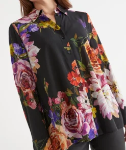 Sussan Tops|Shirts & Blouses>Floral Bloom Long Sleeve Shirt