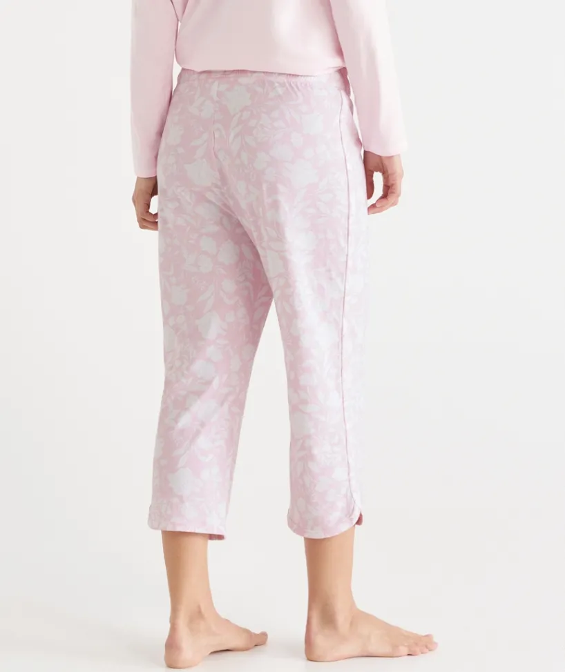 Sussan Pyjama Sets|Pyjama Bottoms>Floral Print 3/4 Pyjama Pant