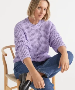 Sussan Tops|Knitwear>Knit Stitch Jumper -