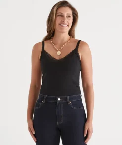 Sussan Tops>Lace Detail Layering Cami
