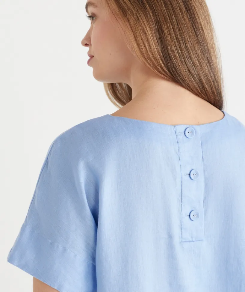 Sussan Tops|Matching Sets>LINEN BREEZE TOP