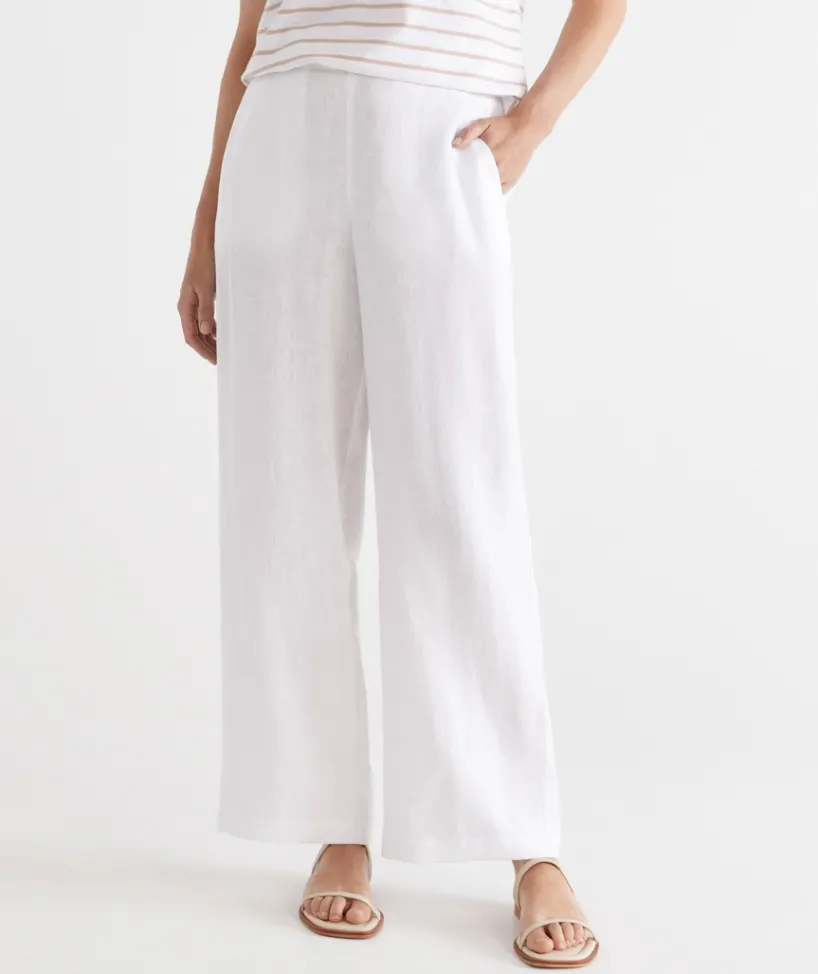 Sussan Pants|Matching Sets>Linen Wide Leg Pant