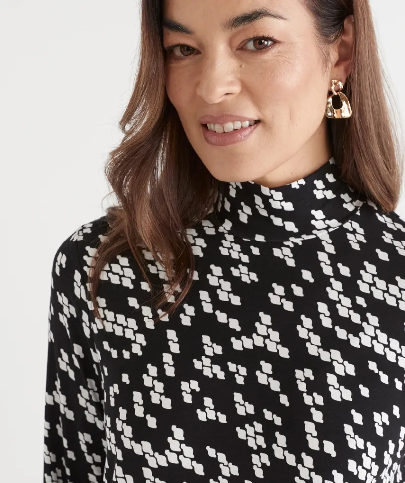 Sussan Tops>Mono Twist Skivvy Top -