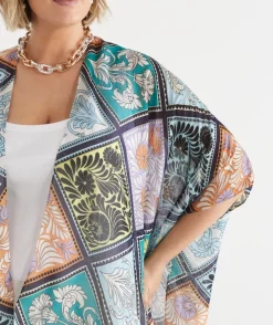 Sussan Wraps & Ponchos>Mosaic Print Serape