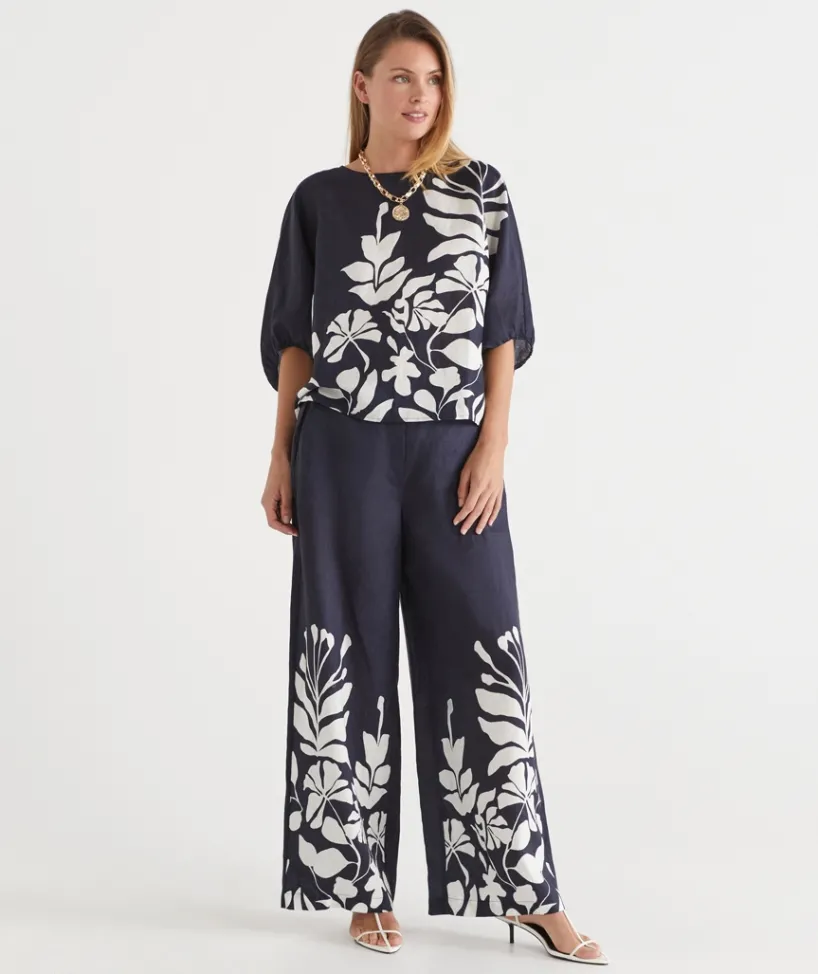 Sussan Pants|Matching Sets>Palm Placement Wide Leg Pant
