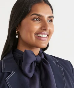 Sussan Jewellery>Pearl Drop Hoop Earring