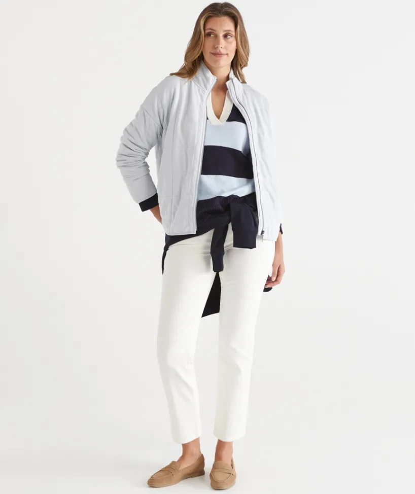 Sussan Pants|Denim>Relaxed Jean - White