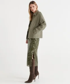 Sussan Matching Sets|Skirts>Sequin Column Midi Skirt