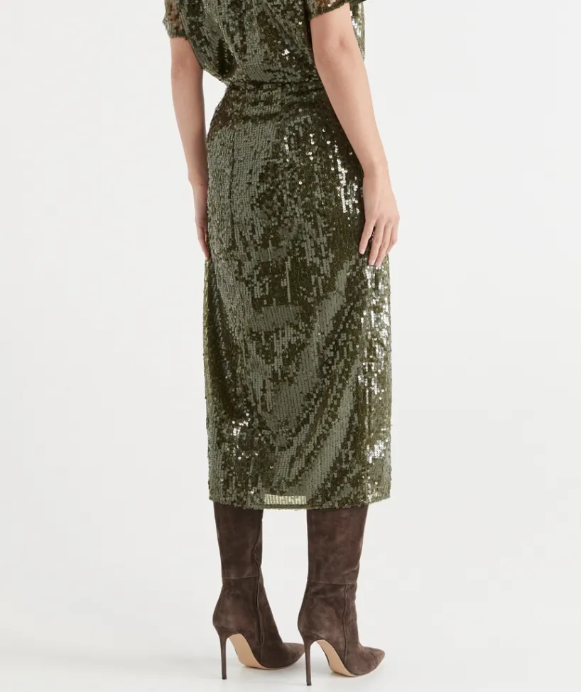 Sussan Matching Sets|Skirts>Sequin Column Midi Skirt