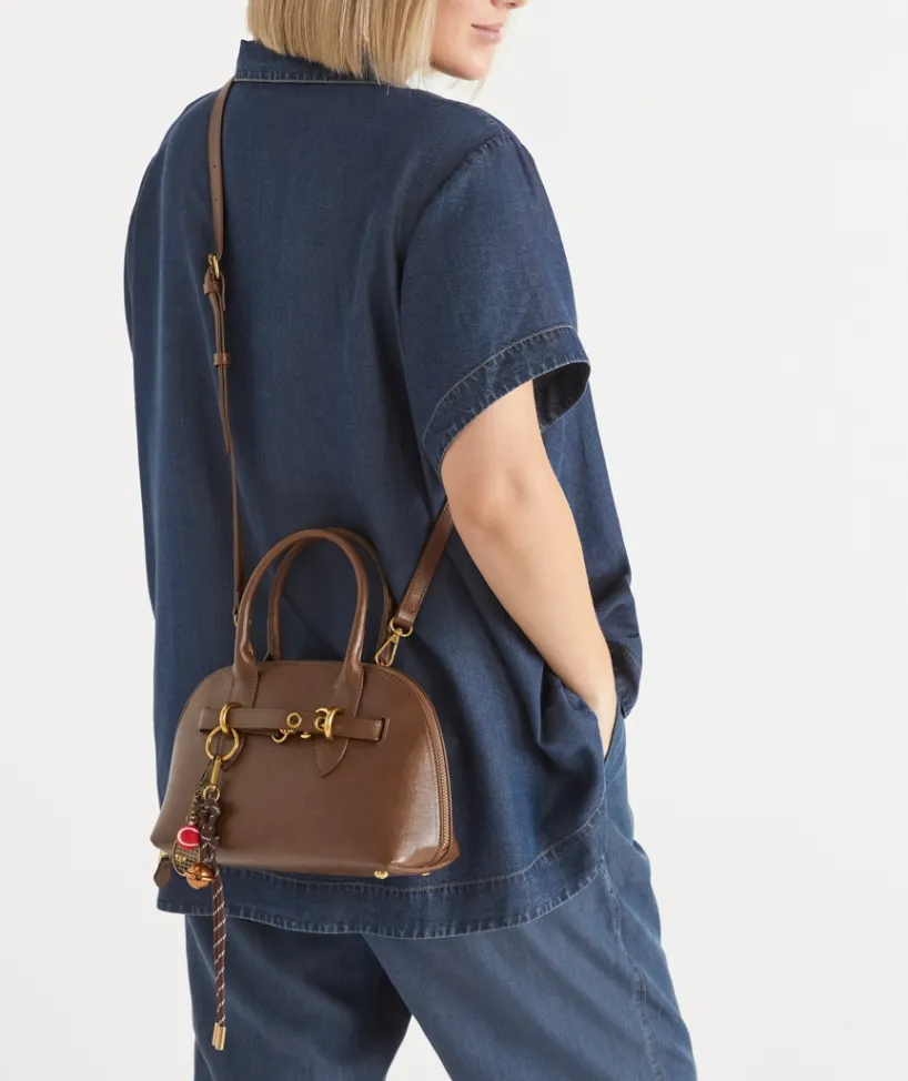 Sussan Bags>Snap-Hook Strap Cross Body Bag - Brown