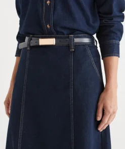 Sussan Belts>Solid Buckle Belt