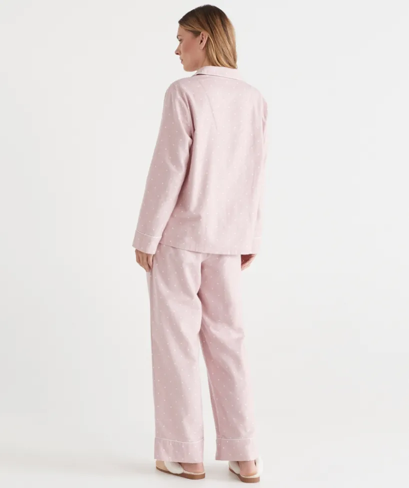 Sussan Pyjama Sets>Spot Flannelette Pyjama Set