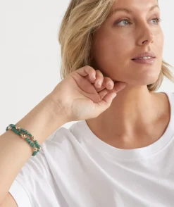 Sussan Jewellery>Stone Stretch Bracelet Set - Green