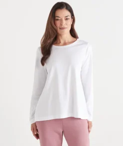 Sussan Tops|T-Shirts>Swing Long Sleeve Top -