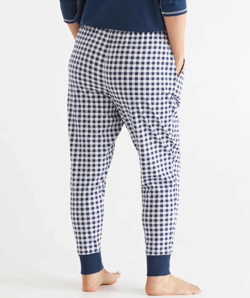 Sussan Pyjama Bottoms|Everyday Icons>Tapered Gingham Pyjama Pant
