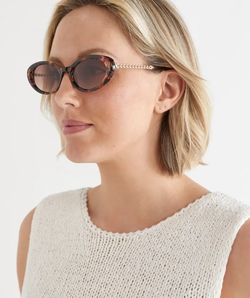 Sussan Sunglasses>Tarino Tort Sunglasses