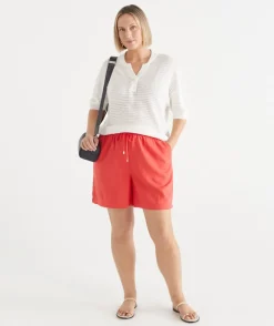 Sussan Shorts>Tie Front Relaxed Short