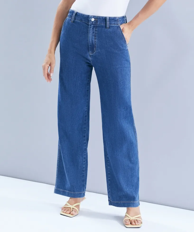 Sussan Denim|Denim Jeans>Wide Leg Jean -